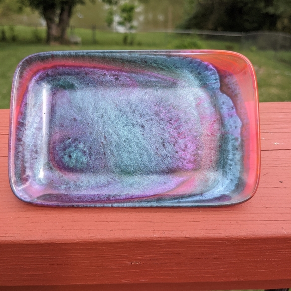 Hand Crafted Other - 💕 Reserved for Myka💕 Soap Dish Tray Resin Art Mermaid Pink Cute Handmade Gift